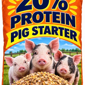 20% 50 pounds pig grower