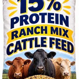 15% – 50 pounds ranch mix