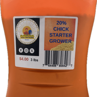 20% Chick starter grower-3 pounds
