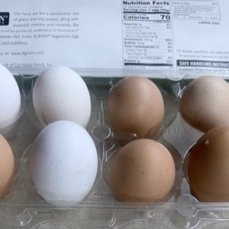 1-dozen (12) farm fresh eating eggs (small)