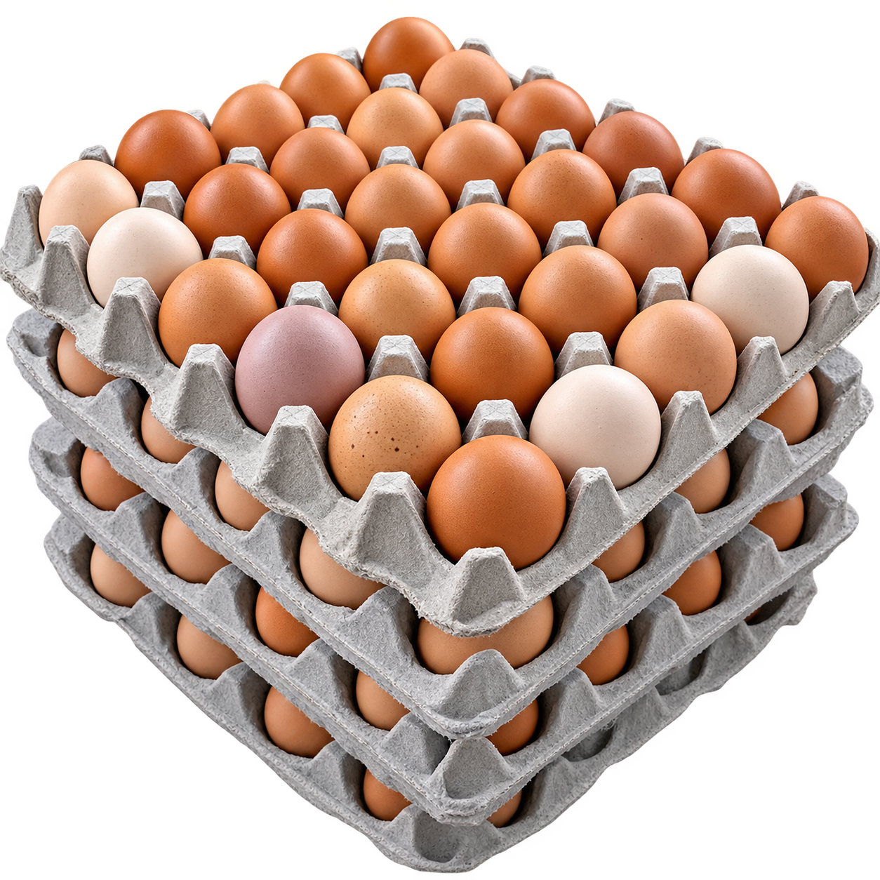 4-flat (120)farm fresh cage free eggs