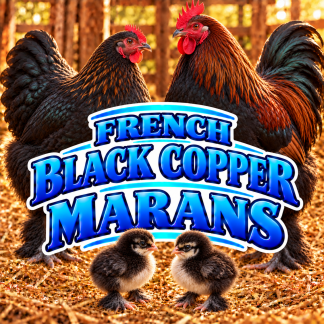 (06) BLACK FRENCH COPPER MORAN — pre-Order chick